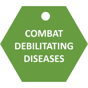 COMBAT DEBILITATING DISEASES
